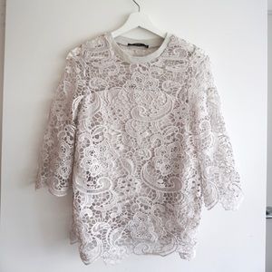 Zara lace top